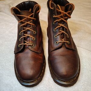 Dr. Martens Dark Brown Leather Boots